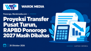 Proyeksi Transfer Pusat Turun, RAPBD Ponorogo 2027 Masih Dibahas