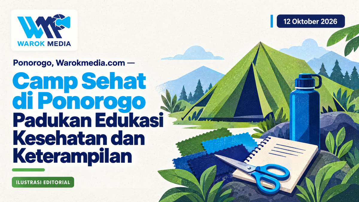 Camp Sehat di Ponorogo Padukan Edukasi Kesehatan dan Keterampilan