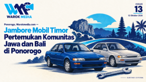 Jambore Mobil Timor Pertemukan Komunitas Jawa dan Bali di Ponorogo