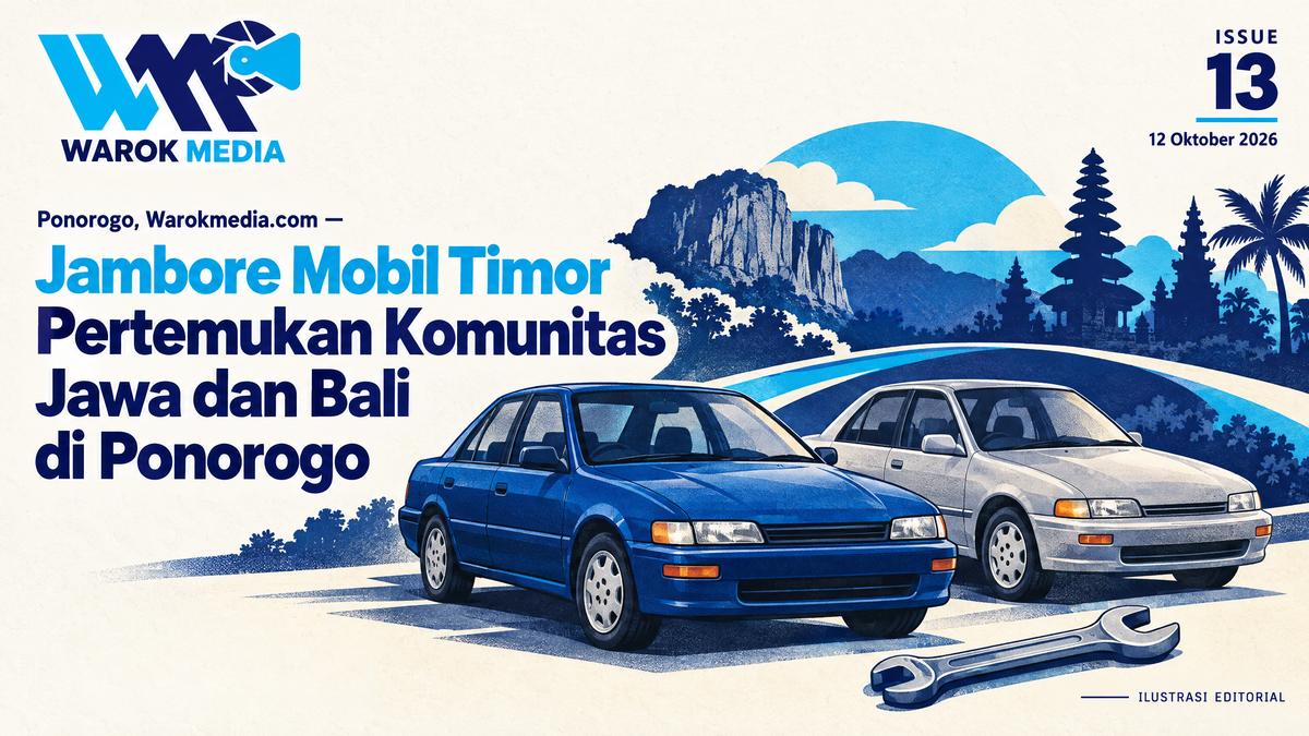 Jambore Mobil Timor Pertemukan Komunitas Jawa dan Bali di Ponorogo