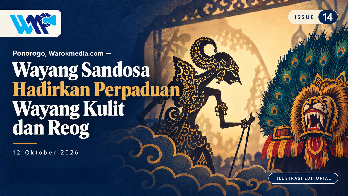 Wayang Sandosa Hadirkan Perpaduan Wayang Kulit dan Reog