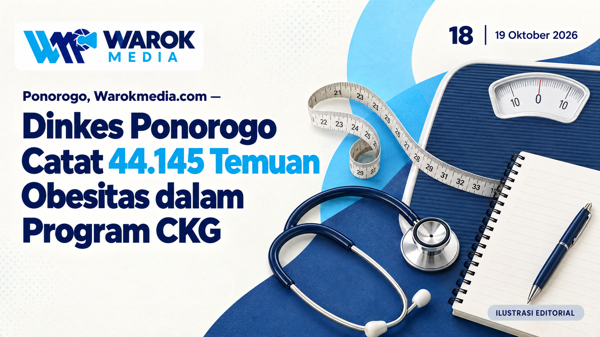 Dinkes Ponorogo Catat 44.145 Temuan Obesitas dalam Program CKG