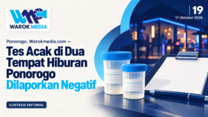 Tes Acak di Dua Tempat Hiburan Ponorogo Dilaporkan Negatif